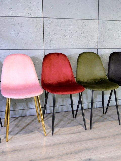 Krzesło tapicerowane GIULIA VELVET KHAKI