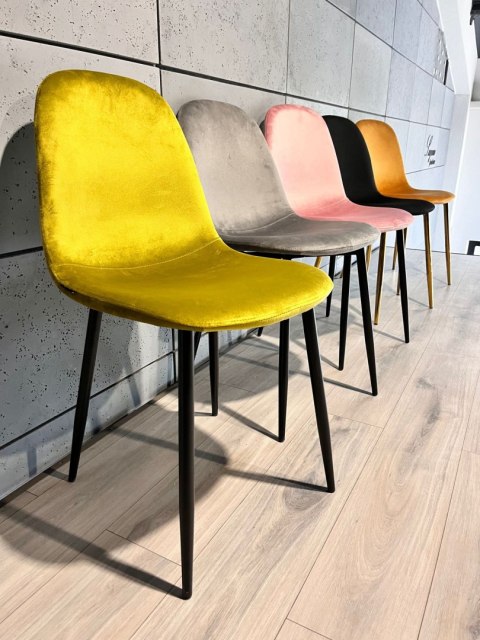 Krzesło tapicerowane GIULIA VELVET OLIVE