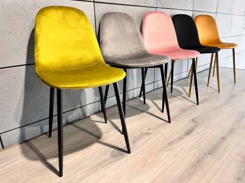 Krzesło tapicerowane GIULIA VELVET OLIVE