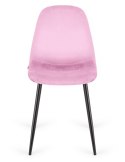 Krzesło tapicerowane GIULIA VELVET PINK