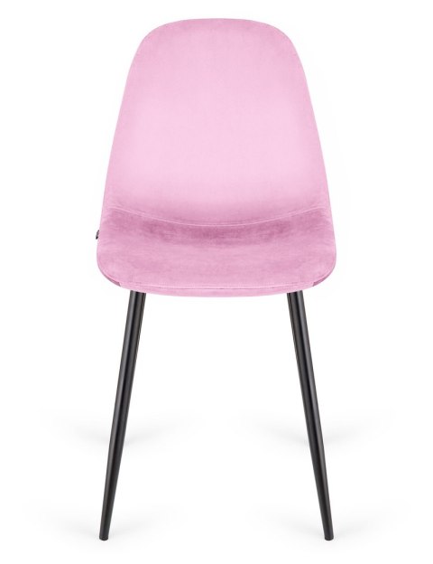Krzesło tapicerowane GIULIA VELVET PINK