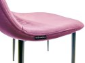 Krzesło tapicerowane GIULIA VELVET PINK
