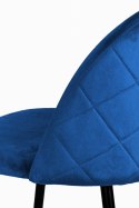 Krzesło tapicerowane GLORIA BLUE VELVET