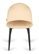 Krzesło tapicerowane GLORIA CREAM VELVET