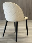Krzesło tapicerowane GLORIA CREAM VELVET