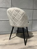Krzesło tapicerowane GLORIA DIAMOND GREY VELVET II GATUNEK