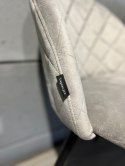 Krzesło tapicerowane GLORIA DIAMOND GREY VELVET OUTLET