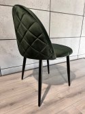 Krzesło tapicerowane GLORIA GREEN FOREST VELVET