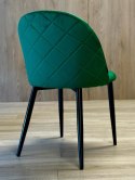 Krzesło tapicerowane GLORIA GREEN VELVET