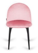 Krzesło tapicerowane GLORIA PINK VELVET