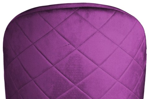 Krzesło tapicerowane GLORIA PURPLE VELVET GOLD