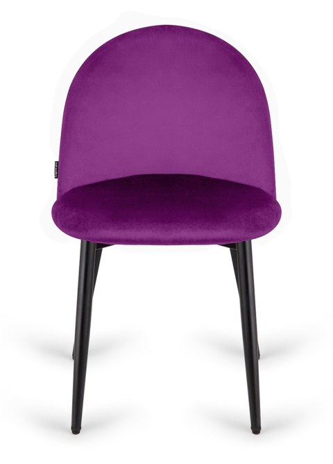 Krzesło tapicerowane GLORIA PURPLE VELVET