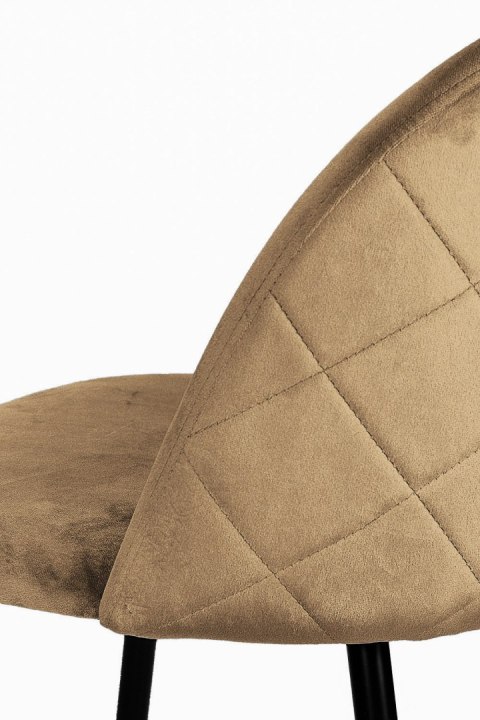Krzesło tapicerowane GLORIA SAND VELVET