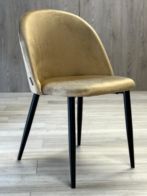 Krzesło tapicerowane GLORIA SAND VELVET