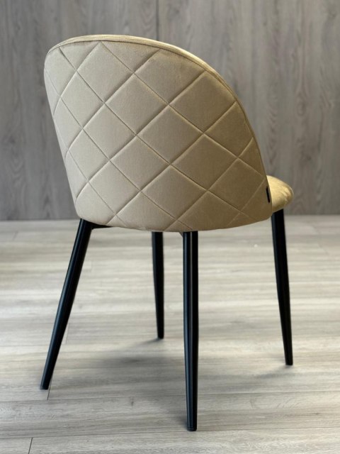 Krzesło tapicerowane GLORIA SAND VELVET