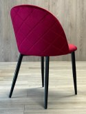 Krzesło tapicerowane GLORIA WINE VELVET