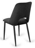Krzesło tapicerowane GOTI BLACK VELVET II GATUNEK