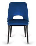 Krzesło tapicerowane GOTI BLUE VELVET