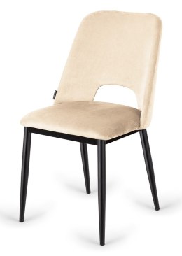 Krzesło tapicerowane GOTI CREAM VELVET