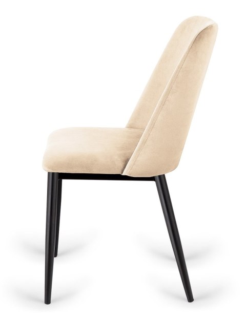 Krzesło tapicerowane GOTI CREAM VELVET