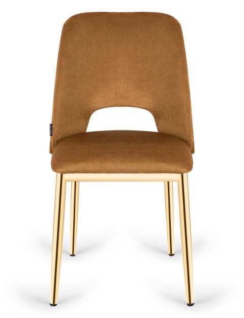 Krzesło tapicerowane GOTI TRUFLE VELVET GOLD II GATUNEK