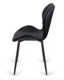 Krzesło tapicerowane MONTI BLACK PU