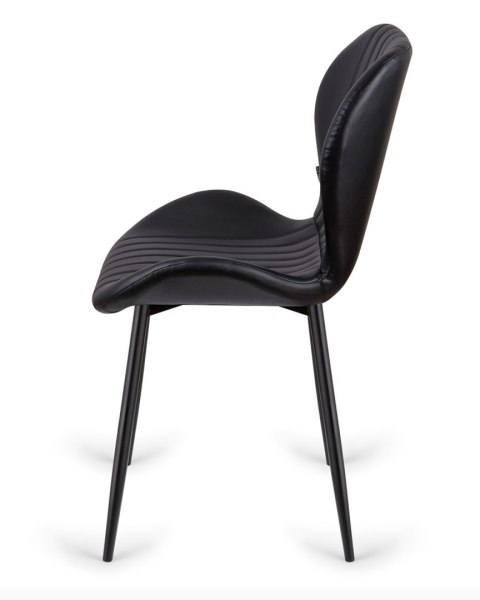 Krzesło tapicerowane MONTI BLACK PU
