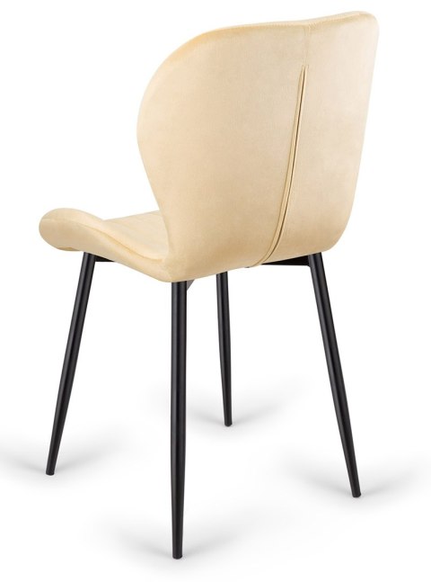 Krzesło tapicerowane MONTI VELVET BEIGE