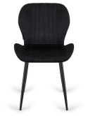Krzesło tapicerowane MONTI VELVET BLACK II GATUNEK
