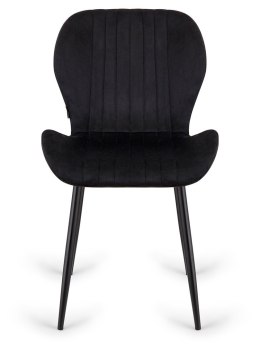 Krzesło tapicerowane MONTI VELVET BLACK II GATUNEK