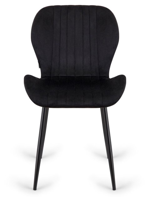 Krzesło tapicerowane MONTI VELVET BLACK II GATUNEK