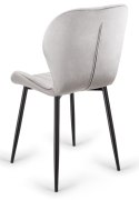 Krzesło tapicerowane MONTI VELVET GREY