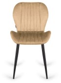 Krzesło tapicerowane MONTI VELVET SAND