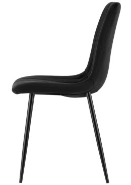 Krzesło tapicerowane OREO SQ VELVET BLACK