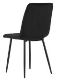 Krzesło tapicerowane OREO SQ VELVET BLACK