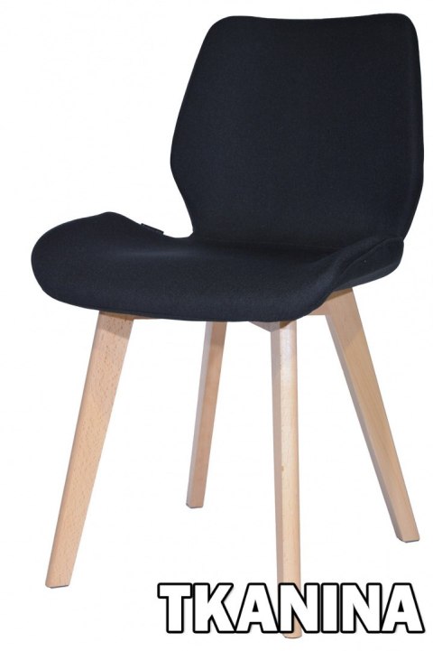 Krzesło tapicerowane SOPHIA FABRIC BLACK