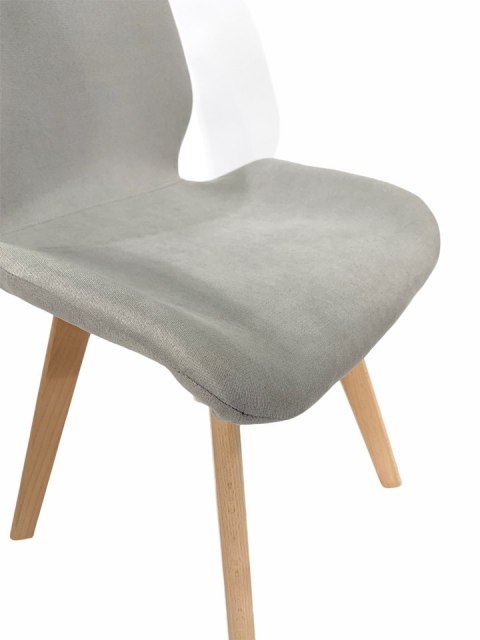 Krzesło tapicerowane SOPHIA FABRIC GREY- II GATUNEK