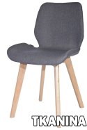 Krzesło tapicerowane SOPHIA FABRIC GREY