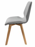 Krzesło tapicerowane SOPHIA PU GREY- II GATUNEK