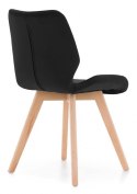 Krzesło tapicerowane SOPHIA VELVET BLACK II GATUNEK