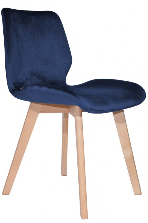 Krzesło tapicerowane SOPHIA VELVET BLUE II gatunek