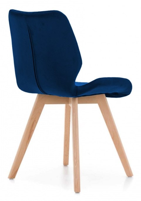 Krzesło tapicerowane SOPHIA VELVET BLUE