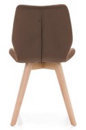 Krzesło tapicerowane SOPHIA VELVET BROWN