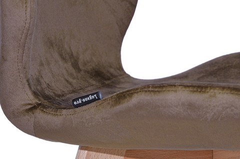 Krzesło tapicerowane SOPHIA VELVET BROWN