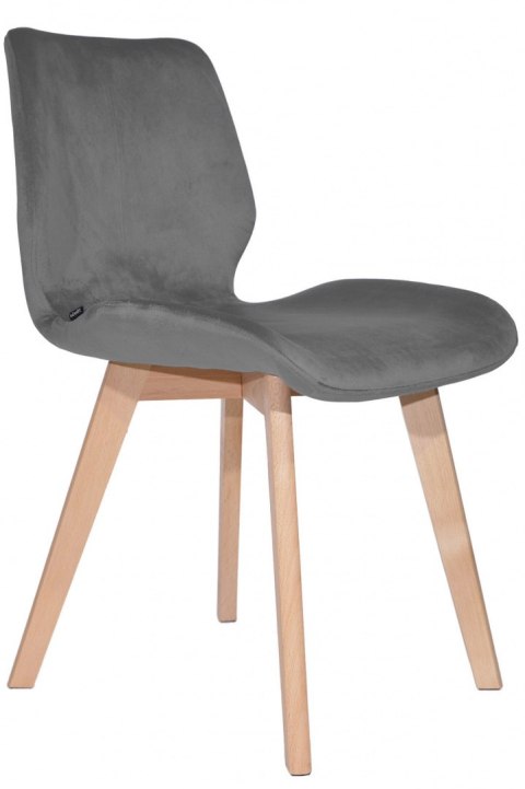 Krzesło tapicerowane SOPHIA VELVET GREY II GATUNEK