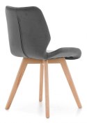 Krzesło tapicerowane SOPHIA VELVET GREY II GATUNEK
