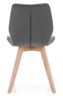 Krzesło tapicerowane SOPHIA VELVET GREY II GATUNEK