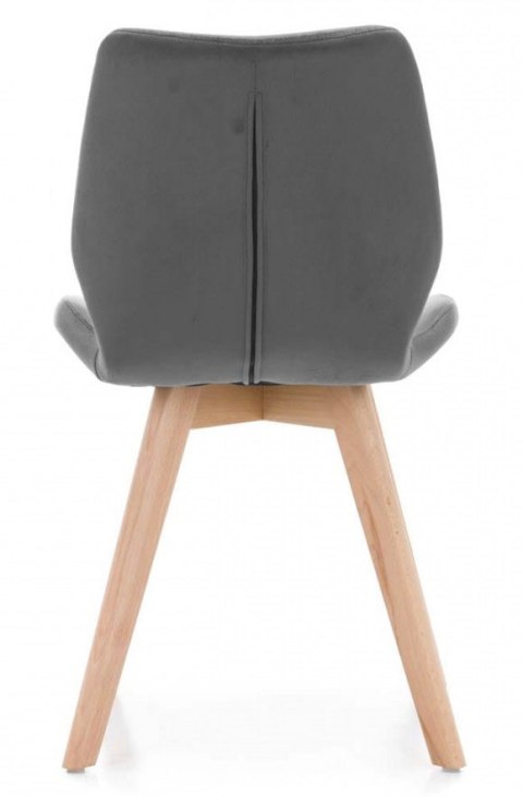 Krzesło tapicerowane SOPHIA VELVET GREY II GATUNEK
