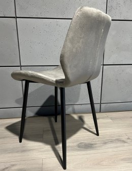 Krzesło tapicerowane SOPHIA VELVET GREY SMOKE
