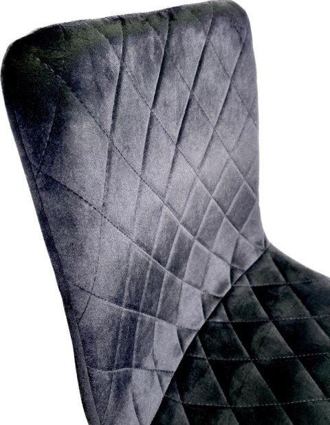 Krzesło tapicerowane SORANO VELVET BLACK